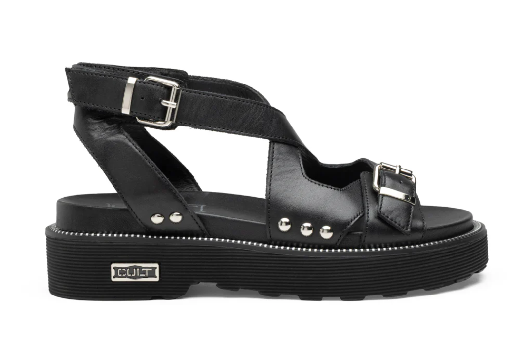 Cult Ziggy 4472 sandalo donna nero in pelle